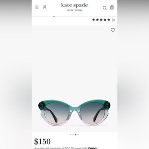 Kate Spade Elina Sunglasses, New with box